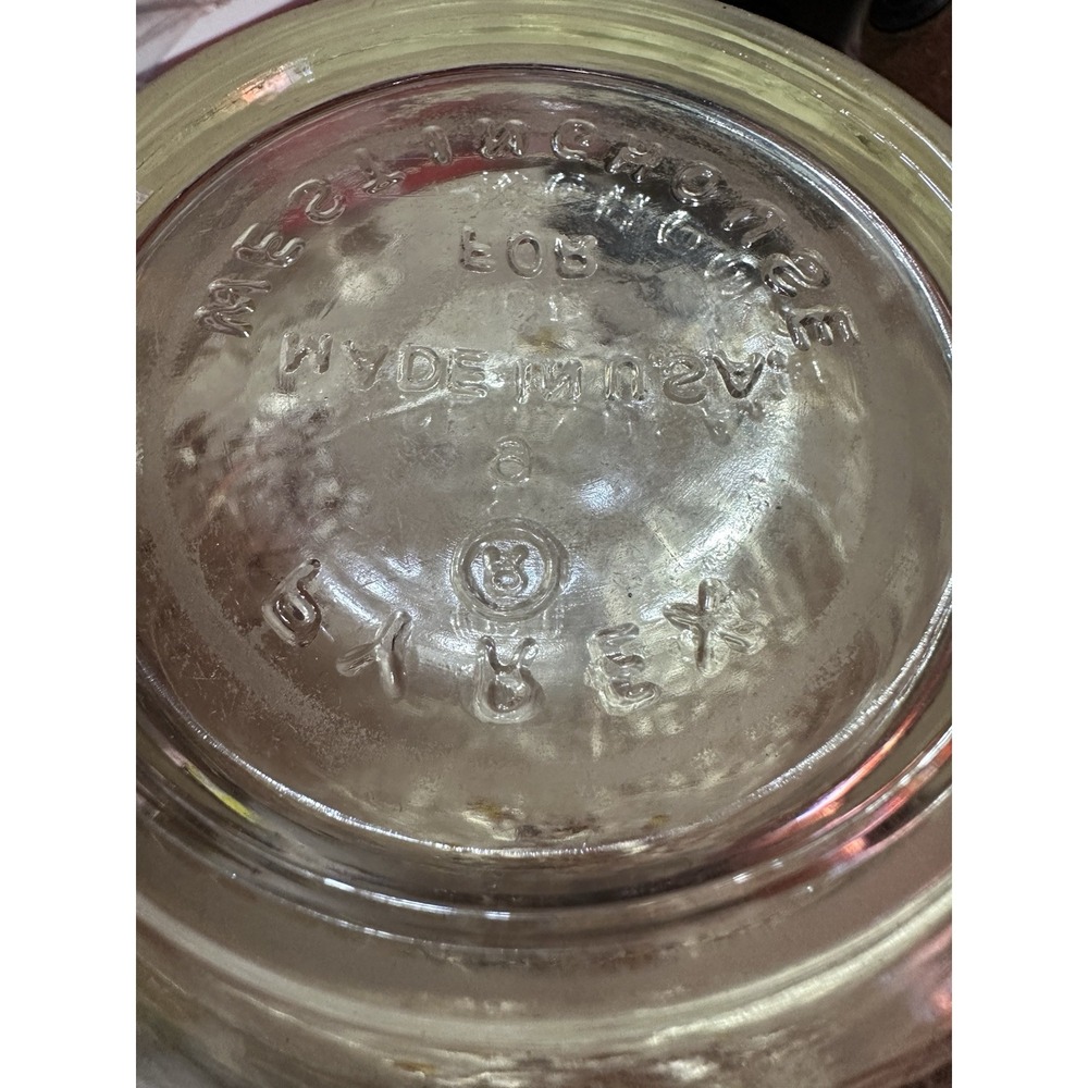 VTG WESTINGHOUSE‎ PYREX CLEAR GLASS BEEHIVE BOWL SPOUT  # 6 - Picture 7 of 8